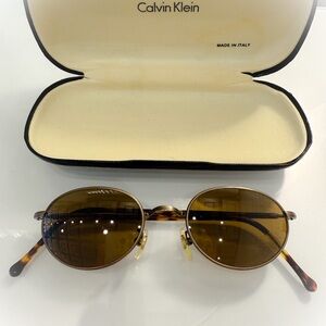 Vintage Calvin Klein Tortoise Shell Sunglasses